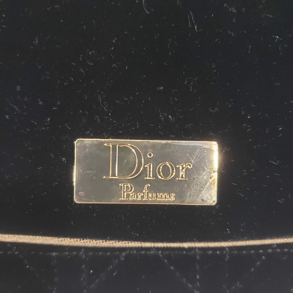 Dior Parfums Vevet Clutch/Make-up Bag,Black. - Picture 4 of 9